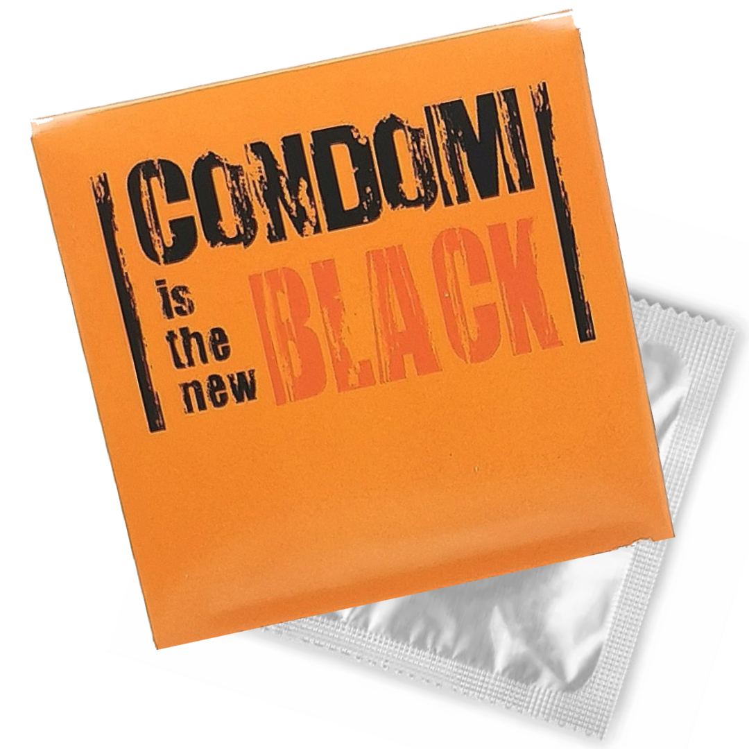 CONDOM IS THE NEW BLACK